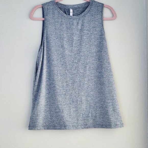 Fabletics Dry-Flex Tank with Open Back - XL Elemental Blue Heather - Worn Once - Picture 4 of 9
